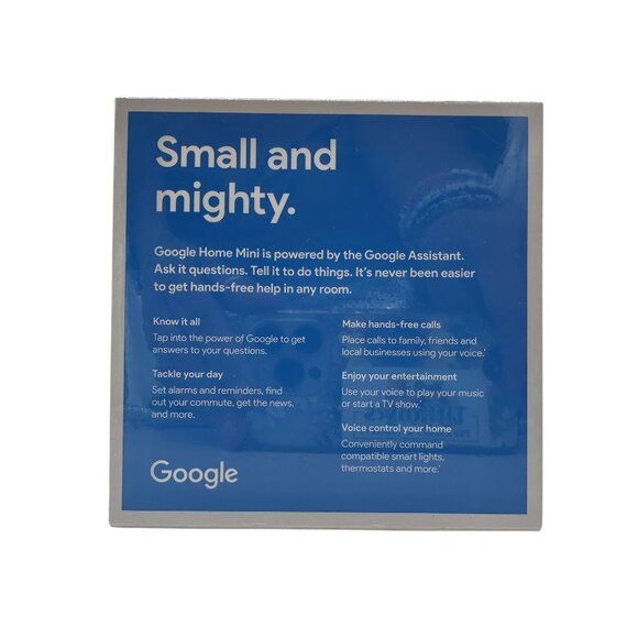 Google Home Mini Smart Speaker With Google Assistant Built-In - Chalk NIB Sealed - Picture 3 of 5